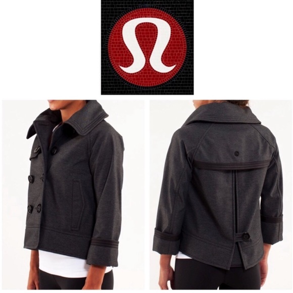 lululemon athletica Jackets & Blazers - Lululemon Softshell Jacket Grey Black
